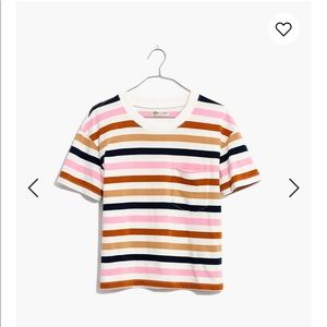 NWT Striped Madewell Tee